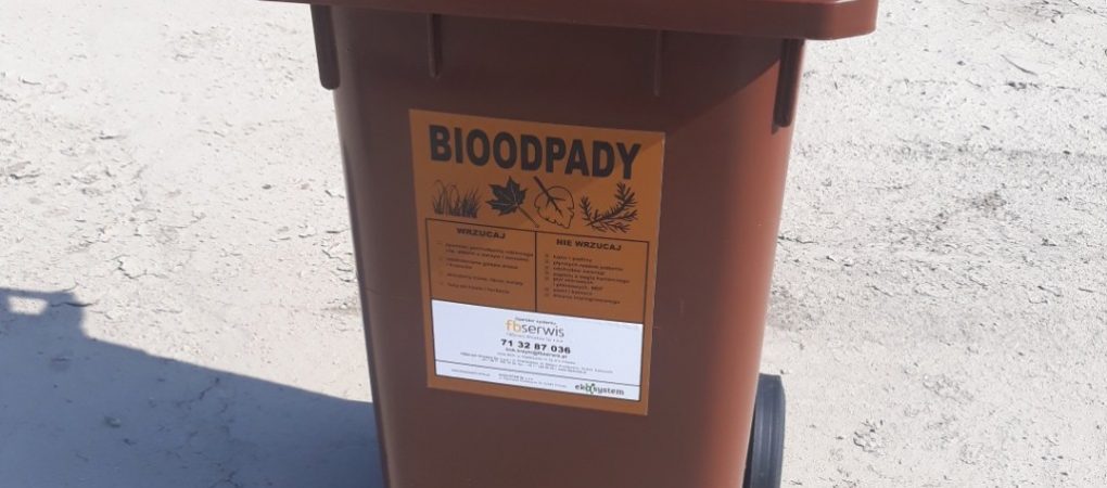 Pojemnik mały brązowy na odpady bio